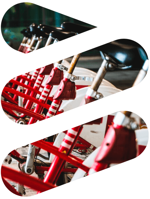 Babel Native Applications in the Cloud. Image of many bicycles in line